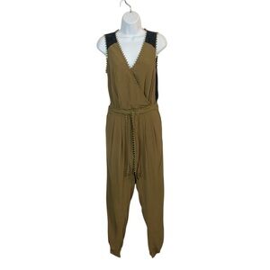 LEIFSDOTTIR Sani Sleeveless Lace Back Jumpsuit Sz 2